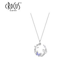 CROCUS蝶舞系列蝶恋花项链CRSN0088