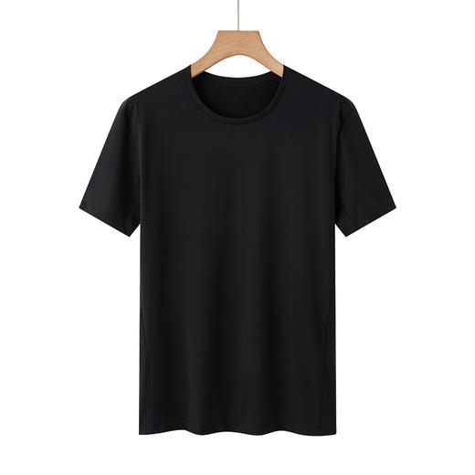 【DTH】大依优型大码圆领短袖T恤加肥加大肥佬休闲宽松运动胖子上衣男士 商品图2