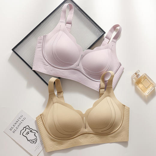 【298选3】D1-💟【B-D杯】【隐形粉底液凉感内衣】提拉防下垂收副乳大胸显小胸聚拢文胸罩女   提拉舒柔/提拉舒巧 商品图6