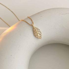 CROCUS闪钻金枝玉叶项链CRSN0090