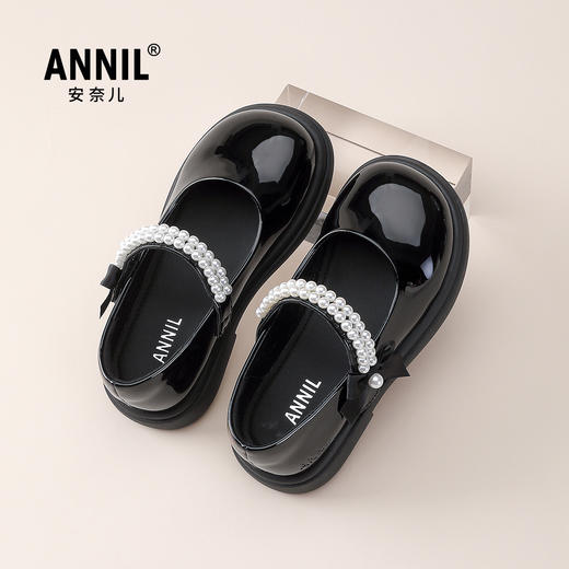 ANNIL/安奈儿女童鞋亮闪闪水晶公主舞蹈鞋皮鞋2025夏款HG5301381 商品图2