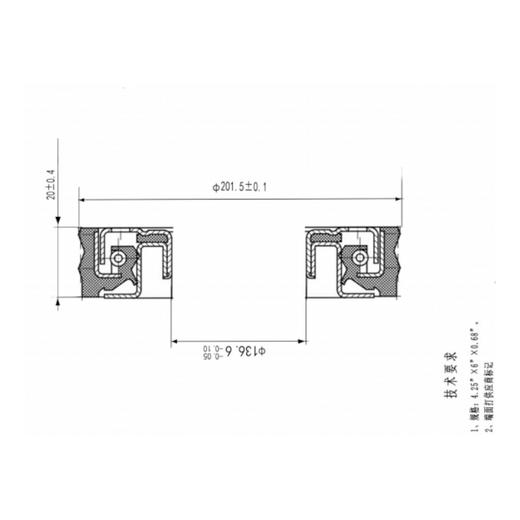 耐古美式车轴油封20T轮毂油封NG（包邮） 商品图4