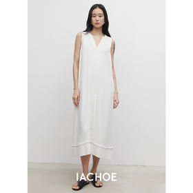 棉仓3531516014-IACHOE重工无袖夏季连衣裙