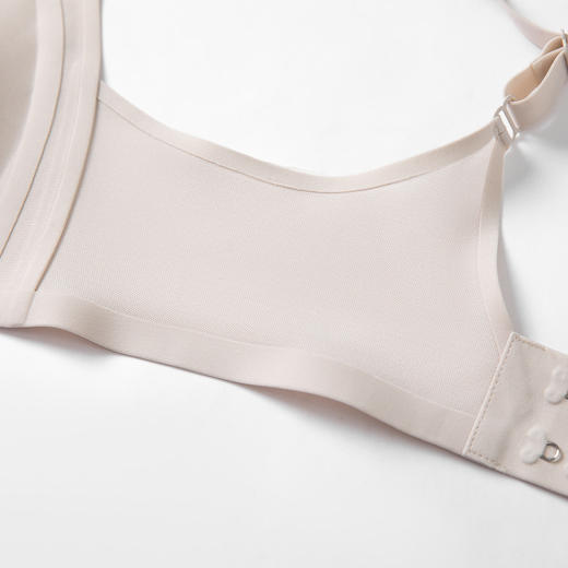 熳洁儿 内衣女小胸聚拢亲肤透气收副乳胸罩无痕无钢圈U型美背文胸21251528 商品图4