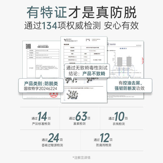 【防脱固发】专研特证防脱 4周起效 12周丰盈发量 丰盈防脱固发洗发露套装 商品图3
