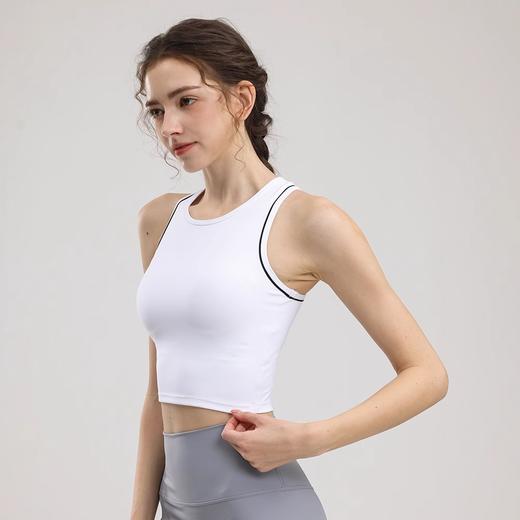 跃牌【安琪拉系列】新款运动背心女健身一体固定杯训练高强度防震瑜伽背心BX-5006 商品图2