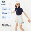 【纳维凯尔】【UPF50+吸湿速干】【120-165】Navigare意大利小帆船童装女童短袖T恤儿童POLO衫 商品缩略图2