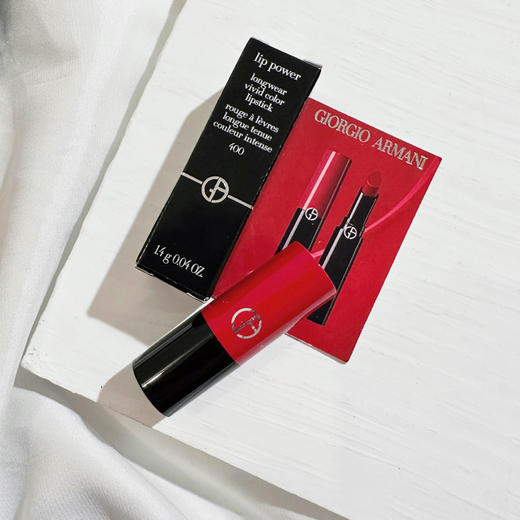 【5.10王炸割肉价】阿玛尼持色润泽唇膏#400权利口红1.4g（限25年7月 膏体有瑕疵如碰头） 商品图1