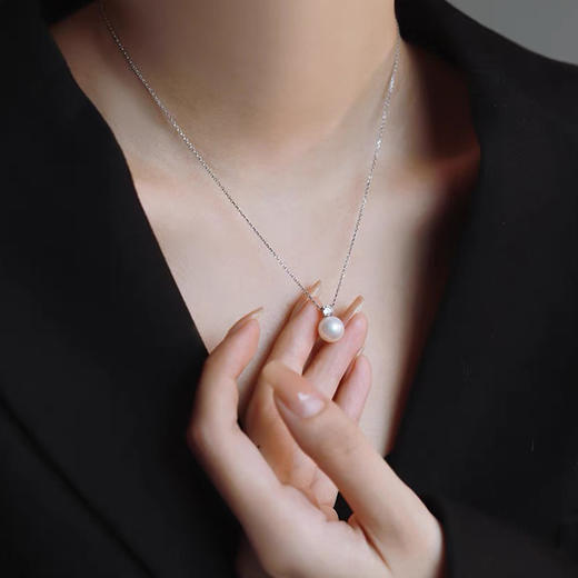 Winy925银邂逅优雅仿珍珠项链送女友闺蜜节日生日礼物 商品图9