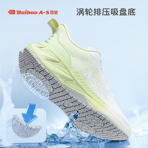 百宝女鞋运动鞋2025春夏新款轻便透气防滑耐磨慢跑鞋休闲女跑步鞋 商品图0