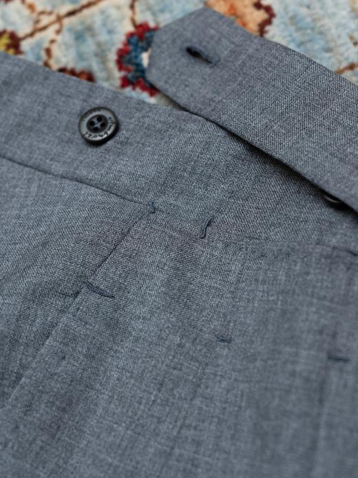 Ambrosi American Fit 灰色羊毛裤装 商品图5