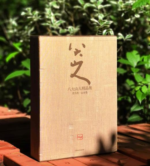 绝版：《八大山人精品集：花鸟卷、山水卷》，全2册，正8开，布面精装，八大山人绘，陈传席主编，江西美术出版社2011年一版一印，近400页，定价880，售价388元。品相9-95成。 商品图0