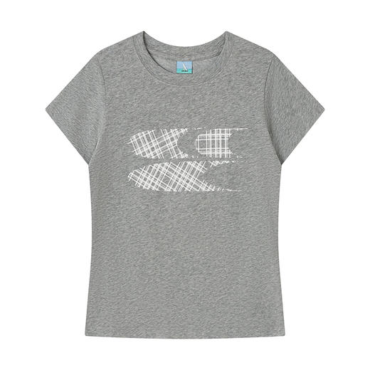 CryingCente 多色格纹logo正肩修身短袖Tee 哭喊中心 商品图8