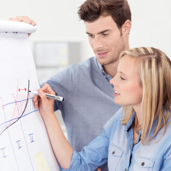 得力(deli)白板笔 色泽明亮可擦易擦 水性 2mm 白板书写笔 黑色10支/盒6817 办公用品 商品图6