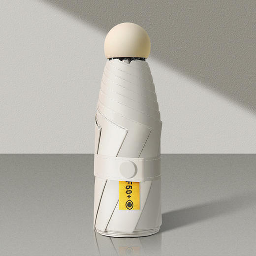 防晒五折伞胶囊伞遮阳伞女士高级感黑胶伞晴雨两用太阳迷你超轻伞 商品图2