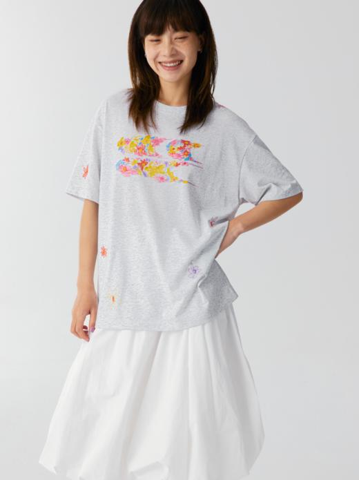 CryingCenter 手绘花园3C 点子纱宽松短袖T恤 哭喊中心 商品图3