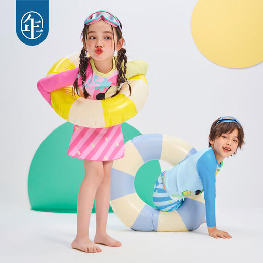年衣男女童盼达乐园泳装 | 分体设计、穿脱方便、弹力面料、运动不拘束 商品图3