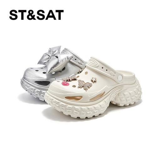 星期六榴莲厚底踩屎感洞洞鞋SSD2110E3Z 商品图8