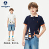 【纳维凯尔】【120-165】Navigare意大利小帆船男童夏季短袖POLO衫 商品缩略图3