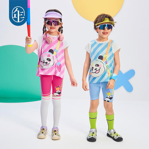 年衣2025夏季新款卡通凉感弹力瑜伽裤短款运动裤盼达乐园短裤 商品图4