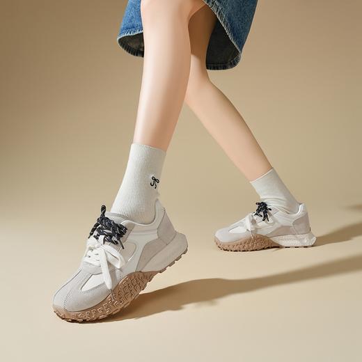 优选丨ZHR复古厚底德训鞋女款2025夏季新品透气夏天穿裙子 商品图8