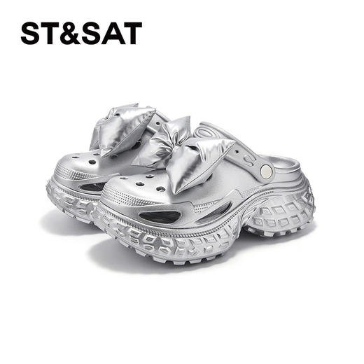 星期六榴莲厚底踩屎感洞洞鞋SSD2110E3Z 商品图9