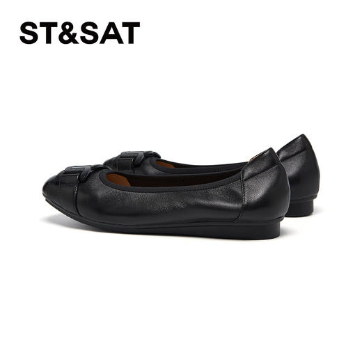 星期六职场舒适简约扣饰单鞋SSD1111135 商品图9