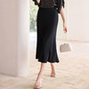 玳莎重磅真丝半身裙2025夏季新款简约通勤气质桑蚕丝鱼尾裙  FB34304 商品缩略图2