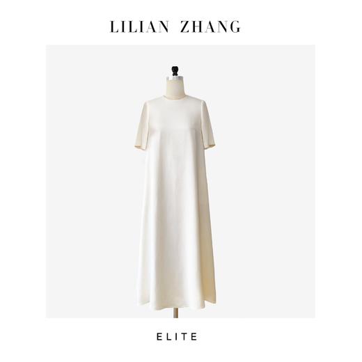 E“定制”——静奢风——风尚之选、浪漫随性法式极简风A摆长裙 2501032 商品图0