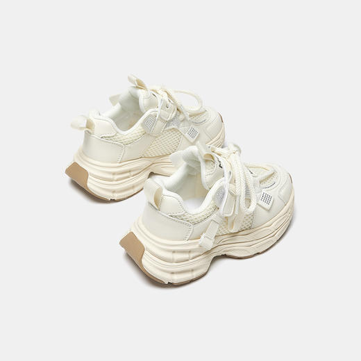 【ZY马骑顿】儿童运动老爹鞋春季新款开春网面女孩小白炸街鞋 商品图2