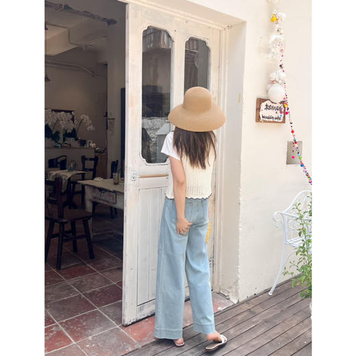 2505114    bash 黑边背心 全棉 商品图3