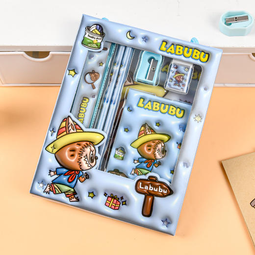 儿童节礼物！【儿童文具套装，卡通设计超萌】儿童文具套装小礼物 卡通文具六件套 开学季学生铅笔套装-QQ 商品图7