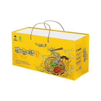 黄教授 鸭血粉丝汤南京特产送礼原味230g*6盒礼袋装 /粮油调味 /方便食品 /螺蛳粉 商品图3