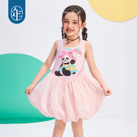 年衣2025年夏季新款公主风卡通短款背心花苞裙盼达乐园连衣裙