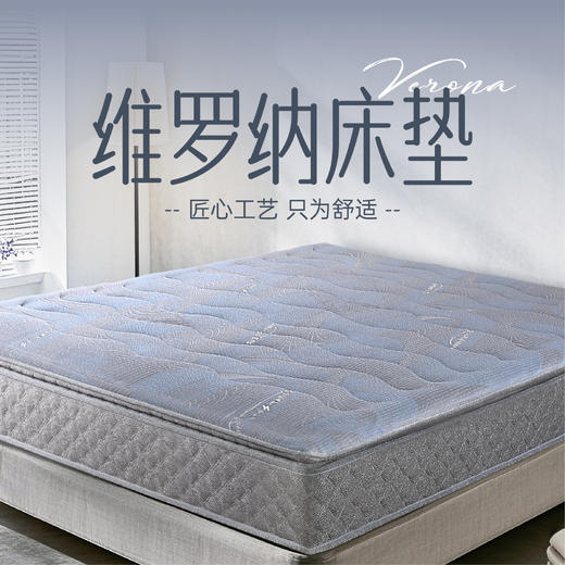 雅芳婷床垫家居床上用品维罗纳床垫天然乳胶床垫抑菌防螨防静电床垫LK080 商品图0
