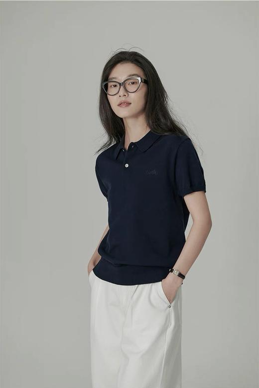 ✨2025新款经典2.0薄料【莱赛尔天丝针织短袖t恤POLO衫】精致知识分子穿搭必备经典POLO衫，人人皆可驾驭! 商品图3