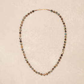 订购8周到｜Tityaravy-Woody-灰木 珍珠母贝 项链［法国设计师］