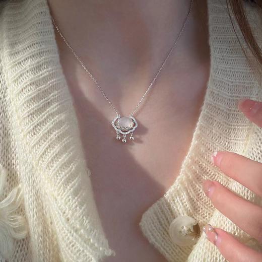 CROCUS祥云如意玉锁平安锁项链 商品图2