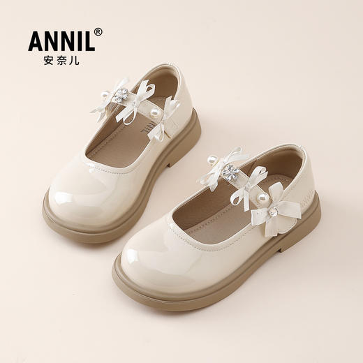 ANNIL/安奈儿女童夏季亮闪闪水晶公主舞蹈皮鞋2025夏款HG5301379 商品图0