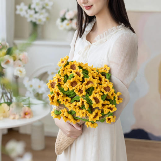 网红花束毯线材组合-4股棉版 商品图3