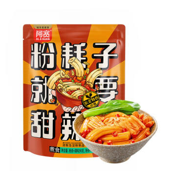 阿宽一根粉耗子川式甜辣味懒人速食土豆粉粗米粉空心粉方便速食4袋装 /粮油调味 /方便食品 /特色米粉/米线 商品图3