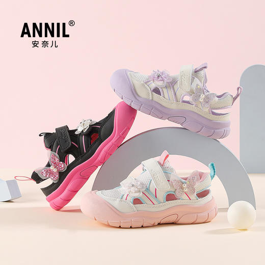 ANNIL/安奈儿夏季女童休闲防滑透气百搭公主时尚运动鞋HG5206289 商品图3