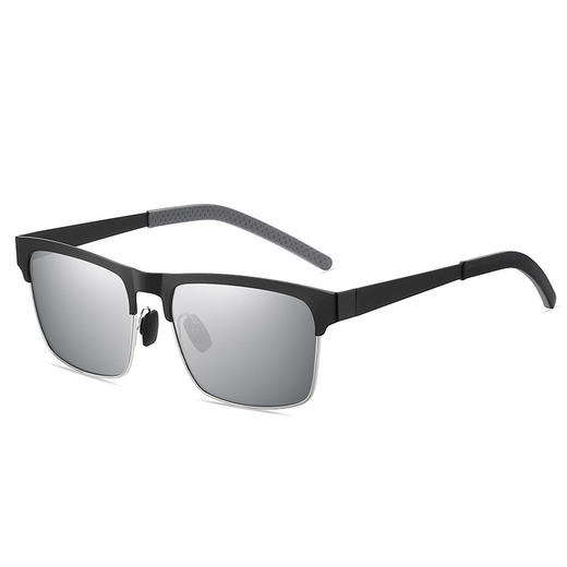 雀说开车驾驶墨镜男士金属偏光时尚双梁太阳眼镜批发ALA735 商品图6