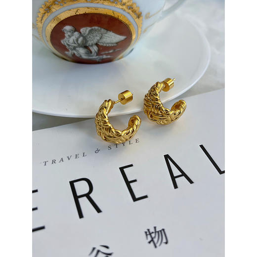 【非质量问题不退，谢谢理解】日月风麦纪 日月星辰|磨砂纹理 麦编|奢华细腻 微风|光滑质感 让自然常伴耳畔 商品图9