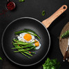 炊大皇炒锅不粘锅易清洁麦饭石色炒菜锅32cm电磁炉通用黑曜石系列CG32HY 商品缩略图0
