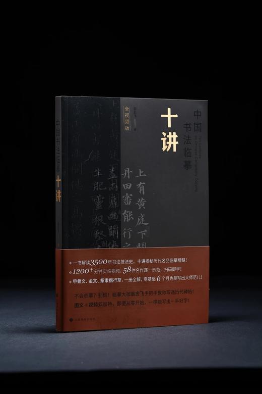 《中国书法临摹十讲》（全视频版），16开，平装，翁志飞著，上海书画出版社2025年一版一印，248页，定价128元，售价98元。 商品图0