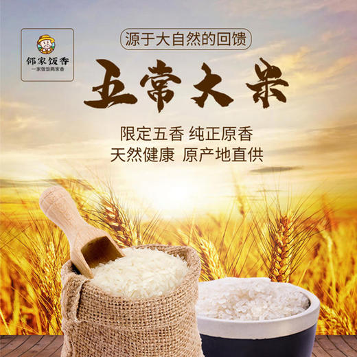 【分多包裹发货】邻家饭香 五常大米 稻花香2号 5kg/袋 龙凤山核心产区*2+胡姬花金衣玉食古法花生油5L*2+塞翁福 皇牌坚果礼1344克/盒【LXKGCJ10.0】 商品图2
