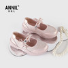 ANNIL/安奈儿女童夏季亮闪闪公主蝴蝶结皮鞋舞蹈鞋2025夏款HG5301403 商品缩略图0