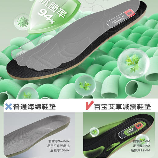 百宝夏季男鞋网状透气舒适魔术贴休闲轻质防滑健步鞋中老年送爸爸 商品图1