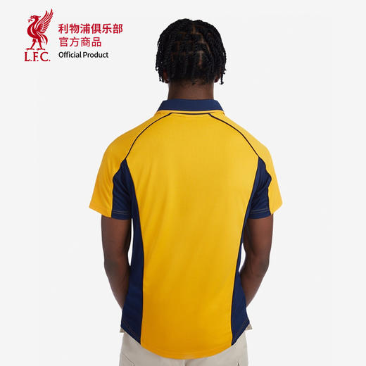 【官网同款】利物浦俱乐部 | 黄色00-01赛季客场复刻球衣polo领口 商品图1
